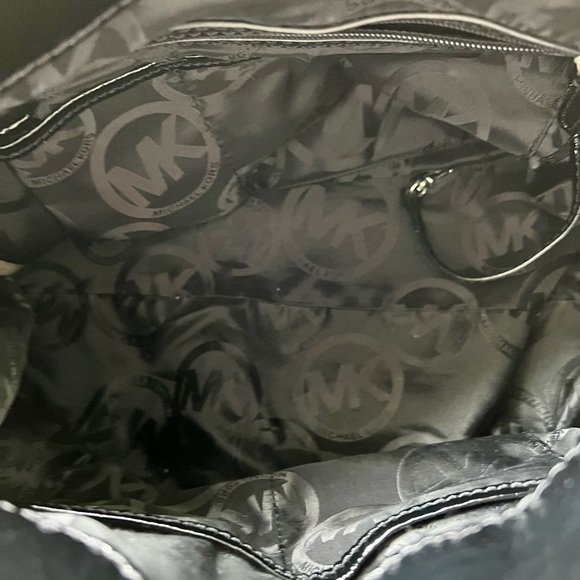 Michael Kors Black Patent Leather Satchel - Picture 3 of 5